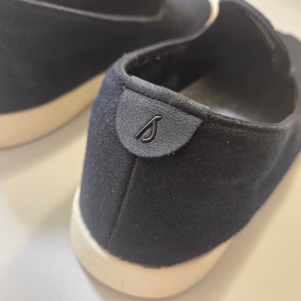 Allbirds Wool Loungers Mens Size 12 Black Slip On Sneakers Walking Shoes - Picture 4 of 10